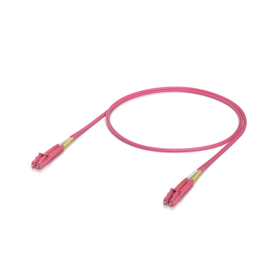 Patch cord fibră optică Ubiquiti UniFi OM4 multi-mode duplex LC UPC 1m, UACC-OFC-M2-LULU-1M